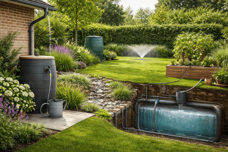 Regenwater gebruiken in de tuin